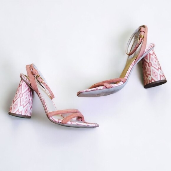 Sam Edelman Kia Patterned Heels Size 9 - Picture 1 of 7